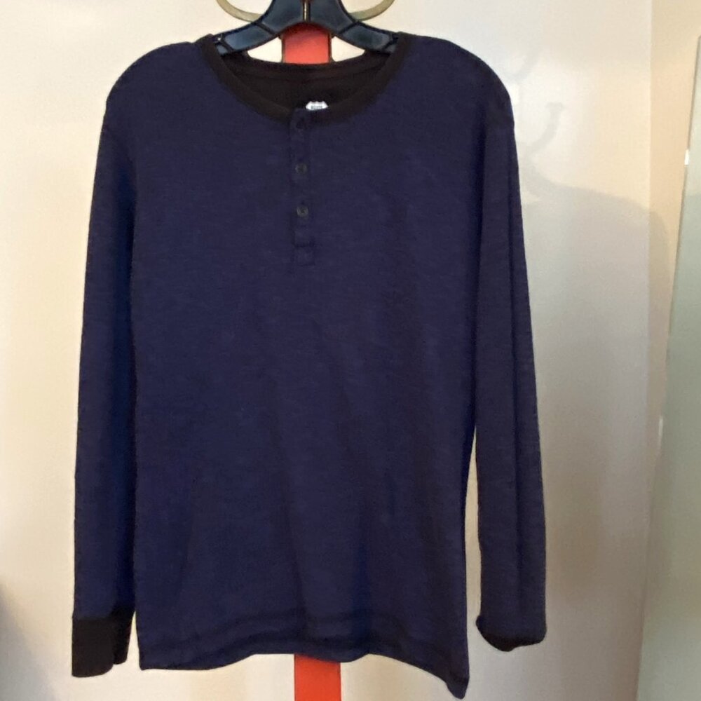 Route66 Blue Long-Sleeve Shirt